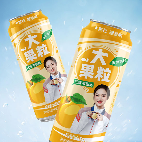 百樂福大果粒黃桃椰纖果果味飲品490ml 百樂福大果粒黃桃椰纖果果味飲品490ml