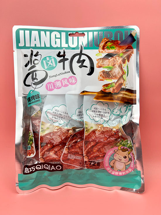 啟巧醬鹵牛肉燒烤味72g 啟巧醬鹵牛肉燒烤味72g